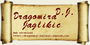 Dragomira Jaglikić vizit kartica